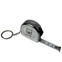 Ruban à mesurer de 2 m/79 pouces en gros d'usine avec logo, ruban à mesurer de bureau portable pas cher avec porte-clés
