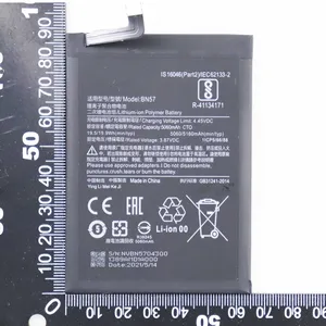 Batteria Originale BN57 5060mAh per Xiaomi <span class=keywords><strong>Pocophone</strong></span> <span class=keywords><strong>X3</strong></span> Poco <span class=keywords><strong>X3</strong></span> Pro, Batteria di Ricambio - Product Image 3