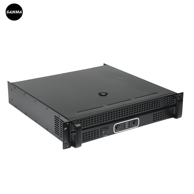 FP800 2*400W High-Power Professional Stage Audio Amplifiers with Metal Shell for Live Sound Performances DJ Equipment Systems