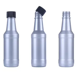 120ml Đen Pet nhiên liệu phụ gia dầu chai nhựa chăm sóc xe sản phẩm dầu động cơ bao bì