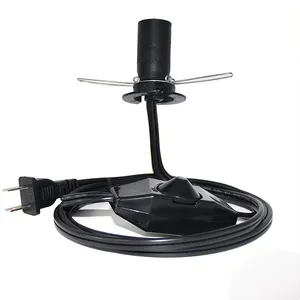 T8 Ce Momentary Ac Braided Polarized Plug 1.8M Cable E12 Base Holder Power With Switch Us Salt Lamp Cord