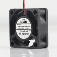 Ventilateur de refroidissement silencieux NMB 5V 24V 48V DC12V 0.09A AC EC 4015 40X40X15MM 4CM pour serveur, onduleur, ordinateur, à deux fils 04015SS-12N-BA