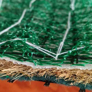 Tapis géotextile en coque de noix de coco, surface alvéolée/diamantée, design industriel, contrôle de l'érosion biodégradable pour l'extérieur - Product Image 3
