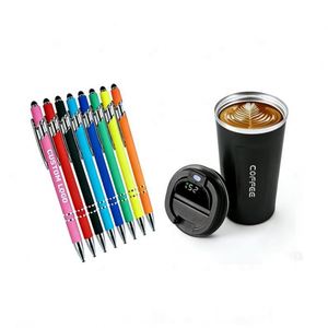 Stylo bille métallique publicitaire de 1,0 mm avec logo gravé au laser, cadeau d'entreprise promotionnel, stylo publicitaire personnalisé, vente en gros - Product Image 1