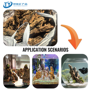 China Fabrikant Natuurlijke Rots Berg Uitzicht <span class=keywords><strong>Aquarium</strong></span> Dragon Steen - Product Image 3