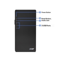 Prix d'usine Nouveau PC de bureau Acer Shadow Knight - Shin 10e génération Intel Core i3-10105 8 Go/16 Go RAM 256 Go/512 Go SSD pour entreprise et bureau