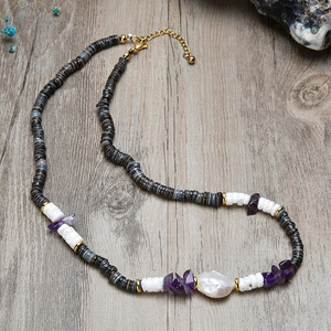 Collar <span class=keywords><strong>de</strong></span> Gargantilla con cuentas <span class=keywords><strong>de</strong></span> Maasai pequeño Natural bohemio tradicional colorido africano hecho a mano Acero inoxidable <span class=keywords><strong>perla</strong></span> <span class=keywords><strong>bodas</strong></span> <span class=keywords><strong>regalos</strong></span> - Product Image 3
