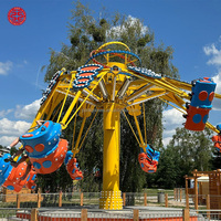 Sillas Voladoras Giratorias de Parque de Atracciones Extremas, Tipo Jet Espiral, en Venta
