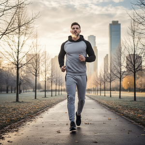Vente en gros 320 GSM Sweat à capuche en molleton de couleur unie pour hommes Veste d'entraînement sportif pour l'impression numérique d'hiver en vente - Product Image 3