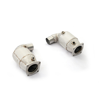 MPER pour Porsche 991 Turbo 2013-2019 Downpipe sport en acier inoxydable avec bouclier thermique, mise à niveau turbo Plug and Play