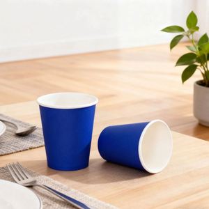 Gobelets en carton jetables de 9 oz, type simple, à une couche, pour café, bubble tea, vin, jus, contenants à boisson, 1000 pièces par carton - Product Image 2