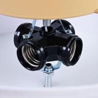 Plafonnier rond en rotin de style bohème, tissé en fibres naturelles, lumière blanche chaude, décoration intérieure