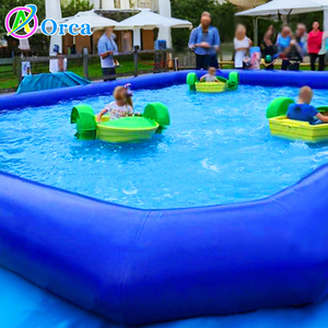 Di động kín khí Inflatable hình chữ nhật hồ bơi nước sâu công viên hồ bơi giật gân hồ bơi zorb Bóng Nước Đi Bộ bóng chèo thuyền - Product Image 2