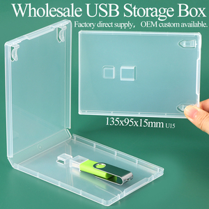 SUNSHING Vente en gros Étui de rangement pour clés USB en PP, Étui de conservation écologique pour clés USB - Product Image 1