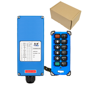 F21-E2B-8 กันน้ำอุตสาหกรรมไร้สายอัจฉริยะรีโมทคอนโทรล 8 ช่องเครนรีโมทโลหะพลาสติก 24V ป้องกันการกระแทก - Product Image 5