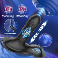 Jouet anal vibrant avec 10 fréquences, contrôle par application, masseur de prostate en silicone, jouet sexuel anal
