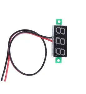 0.28 inch LCD Two Wire 2.5-30V Red LED Digital DC Voltmeter