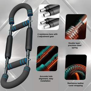 Equipo de Fitness portátil para gimnasio en casa, entrenador de brazos Twister, fortalecedor de antebrazo, entrenamiento de pecho, ejercitador de brazo de resistencia ajustable - Product Image 2