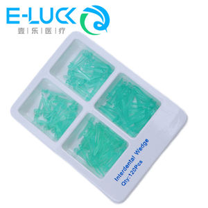 Cales interdentaires jetables dentaires pour la <span class=keywords><strong>restauration</strong></span> du système matriciel Utilisation manuelle 120 pièces/boîte - Product Image 3