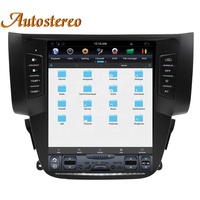 Tesla estilo Android 9,0 SIM 4G coche navegación GPS para Nissan Sentra 2012-2019 cabeza estéreo unidad reproductor Multimedia Auto Radio DSP