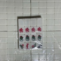Jeu de Mahjong Malaisie Singapour A1 A2 Tuiles de Mahjong 156 160 pièces Motif traditionnel