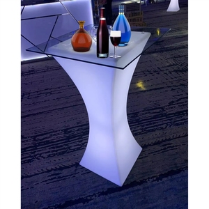 Muebles de Bar LED de Alta Gama para Exteriores, Usados en Restaurantes y Discotecas, Mesa y Sillas de Bar, Mesas Redondas para Eventos - Product Image 1