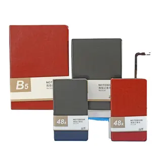 48K 5148 Retro Business Notebook New Source Manufacturers' PU Leather Thickened Meeting Minutes Office Supplies Wholesale
