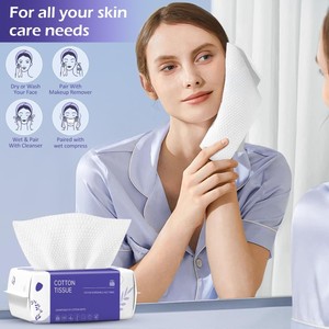 Disposable Face <b>Towel</b> Biodegradable Adult Baby Sensitive Skin Cleansing Disposable Facial <b>Towel</b> - Product Image 3