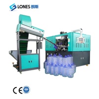 Máquina de Moldeo por Soplado y Estirado de PET Totalmente Automática LS-A1-20L para Fabricación de Botellas de PET de 10L, 20L y 5L con Control PLC