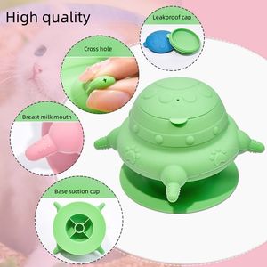 बीपा मुक्त सिलिकॉन वाटरप्रूफ 4 पिल्ला नर्सिंग बोतल फीडर ठोस पैटर्न कुत्ते - Product Image 3