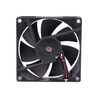 Ventilateur de refroidissement 80*80*20 mm à faible bruit, 5V, 12V, 24V, roulements à billes, fourni par le fournisseur d'usine
