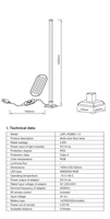 Lampe sur pied LED intelligente moderne, à changement de couleur RGB, synchronisation musicale, intensité réglable, pour coin, avec contrôle vocal et via application Wi-Fi, pour salon