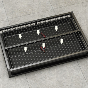 हॉट विक्रेता दराज-शैली कुत्ते शौचालय बड़े और मध्यम ऑल-इन-वन-इन-एक पालतू पालतू पोटी के साथ फूलों के लिए आसान सफाई - Product Image 3