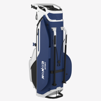 OEM ODM blanc noir cuir PU logo personnalisé Golf porter le dimanche stand sac broderie sac de golf pour les femmes