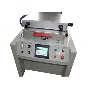 เครื่องพิมพ์สกรีนกึ่งอัตโนมัติแบบสีเดียว ขายดี พร้อมโต๊ะทำงานแบบเคลื่อนย้ายได้ สำหรับพิมพ์ผ้า ขวด หลอด ใช้มอเตอร์ PLC - Product Image 2