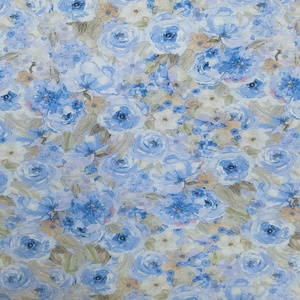 Tissu en Chiffon 100% Polyester Personnalisé, Respirant, à Petits Motifs Floraux pour Robes et Blouses d'Été pour Filles et Femmes - Product Image 3