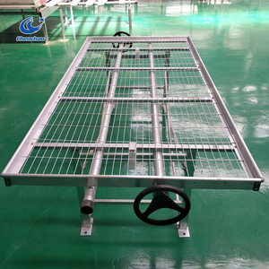 Metal Mesh Mobile Seedbed,Welded Wire Mesh Seedling Bench Manufacturers Flower <strong>Planting</strong> <strong>Table</strong> - Product Image 3
