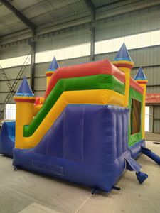 Ticari şişme sıçrama ev çocuklar için Blower ile şişme şato 0.55mm PVC açık oyun alanı doğum günü partisi CE sertifikalı - Product Image 3