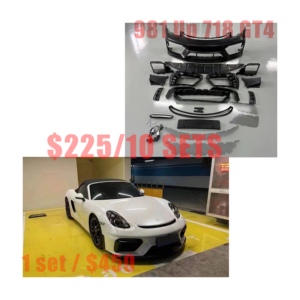 Body Kit paraurti anteriore per <span class=keywords><strong>Porsche</strong></span> 981 fino a <span class=keywords><strong>718</strong></span> gruppo GT4 paraurti anteriore con fendinebbia Kit carrozzeria di alta qualità accessori - Product Image 1