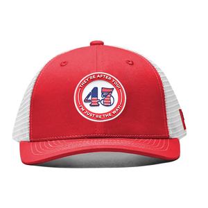 Casquettes de camionneur Richardson 112 personnalisées, élections américaines 2024, casquette de baseball à 6 panneaux, logo en PVC souple 3D, étiquette, vente chaude, maille rouge - Product Image 2
