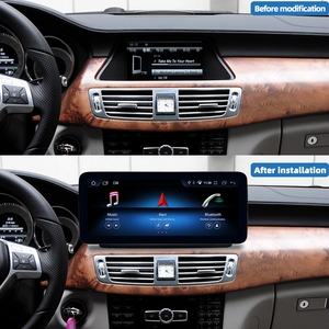Lecteur multimédia tactile pour voiture <span class=keywords><strong>Android</strong></span> 13 <span class=keywords><strong>GPS</strong></span> 12,3 pouces avec CarPlay sans fil intégré pour Benz GLC W209 2011-2015 NTG4.5 - Product Image 3