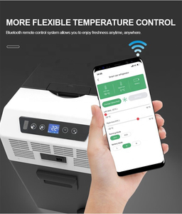 TYTXRV-OEM 12V/24V Smart <span class=keywords><strong>Move</strong></span> Car réfrigérateur APP <span class=keywords><strong>Control</strong></span> avec lumière LED double usage Portable Camping <span class=keywords><strong>caravane</strong></span> voiture Mini réfrigérateur - Product Image 3