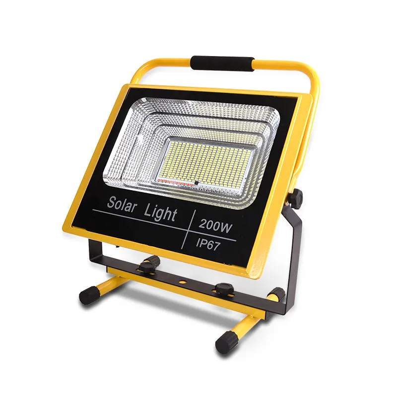 Portable High Lumens Battery Powered Rechargeable Emergency LED Flood Light For Outdoor Work Lighting