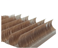 DIYDAY Prix Usine Cils Synthétiques Colorés Doux Naturels 16 Rangées Fabriqués à la Machine pour Extensions de Cils Écologiques Durables