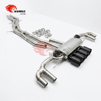 Système d'échappement pour Porsche Cayenne S Coupé V8 9YB 4.0T 2023+ en acier inoxydable 304, silencieux Valvetronic, tuyau Catback avec embouts