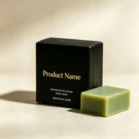 Emballage de savon personnalisé fait main, écologique, réutilisable, imperméable, avec poignée, pliable, en papier artistique, pour cosmétiques quotidiens