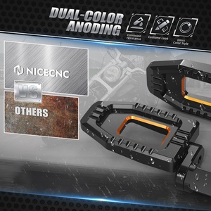 ที่พักเท้าอะลูมิเนียมปรับระดับได้ NICECNC สำหรับรถฮาร์เลย์ สตรีท บ็อบ FXBB โลว์ไรเดอร์ FXLR <span class=keywords><strong>107</strong></span> ปี 2018-2020 รุ่น 50501106 - Product Image 3