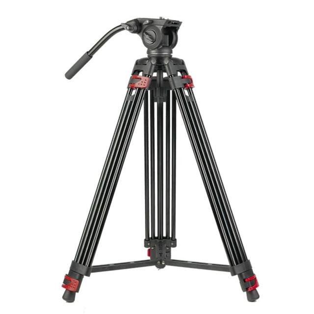 Hot Selling Heavy Duty Tripod for Camera Video with Fluid Head Aluminum Heavy Duty Tripod for Camera for DSLR Camcorder