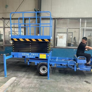 Chiều Cao Của 6M 500Kg Công Suất 2025 Mới Thương Hiệu Điện Ba Bánh Trên Không Làm Việc Nền Tảng Thủy Lực Cắt Kéo Thang Máy - Product Image 5