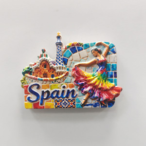 Imanes de Resina Epoxi Personalizados de Fabricante, Imanes de Nevera 3D de Santorini, Recuerdos de España, <span class=keywords><strong>Ibiza</strong></span>, para Regalos Turísticos - Product Image 1